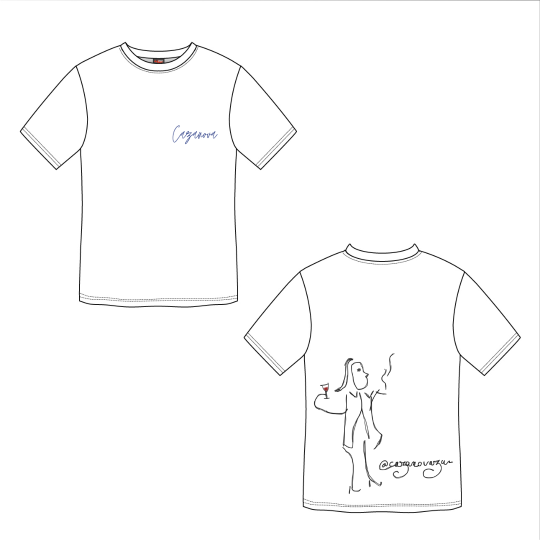 T-shirt À la vôtre, madame